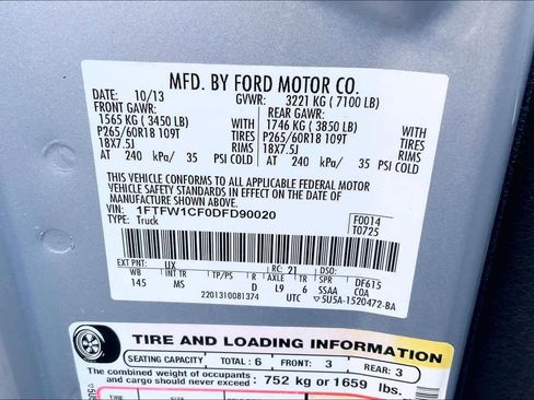 Used 2013 Ford F150 XLT w/ XLT Chrome Pkg image 29