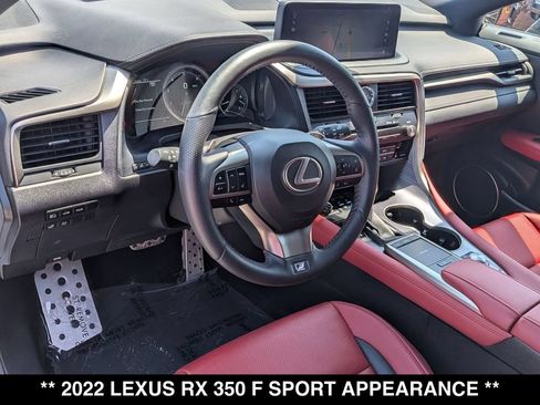 Used 2022 Lexus RX 350 F Sport w/ Accessory Package AWD/4WD image 2