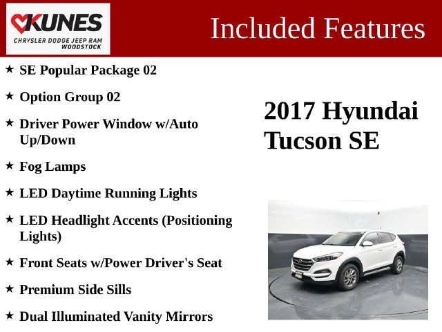 Used 2017 Hyundai Tucson SE w/ SE Popular Package 02 AWD/4WD image 3