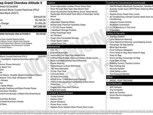 New 2025 Jeep Grand Cherokee Altitude image 5