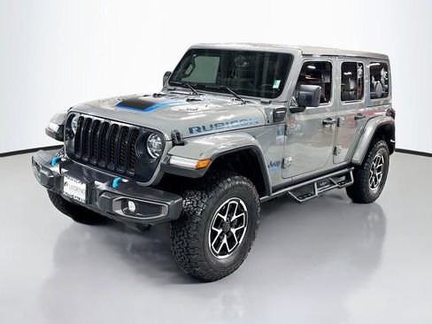 Used 2021 Jeep Wrangler Unlimited Rubicon 4xe w/ Safety Group image 1