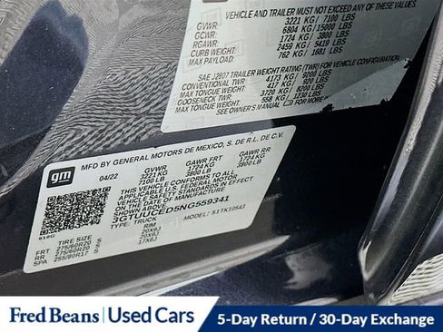 Used 2022 GMC Sierra 1500 Elevation image 34