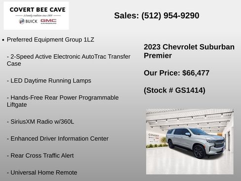 Used 2023 Chevrolet Suburban Premier w/ Max Trailering Package AWD/4WD image 25