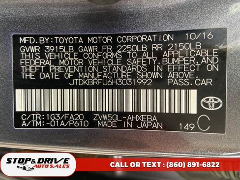 Used 2017 Toyota Prius Two image 21