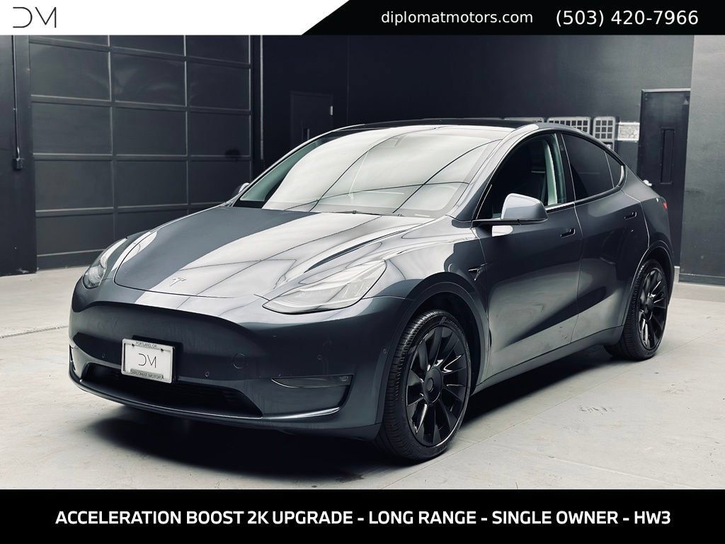Used 2021 Tesla Model Y Long Range AWD/4WD image 1