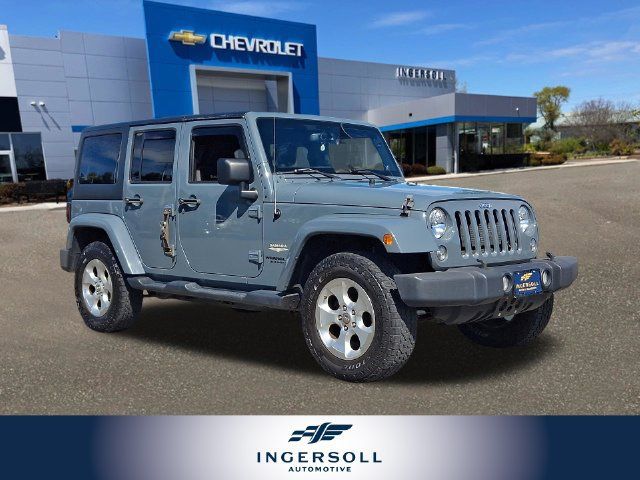 Used 2014 Jeep Wrangler Unlimited Sahara w/ Connectivity Group AWD/4WD image 1