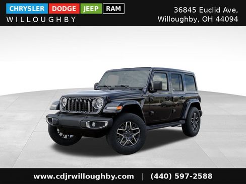 New 2025 Jeep Wrangler Unlimited Sahara w/ Safety Group AWD/4WD image 1