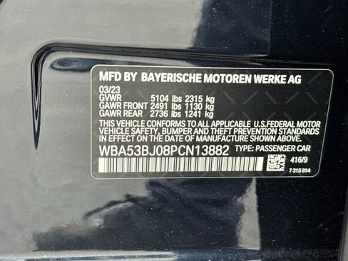 Used 2023 BMW 540i w/ M Sport Package RWD image 29