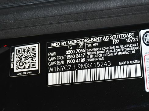 Used 2021 Mercedes-Benz G 63 AMG 4MATIC image 19