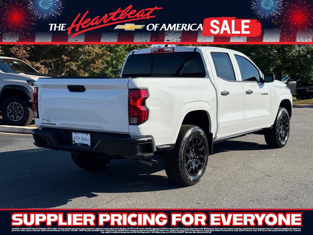 New 2026 Chevrolet Colorado W/T w/ WT Custom Package RWD image 3