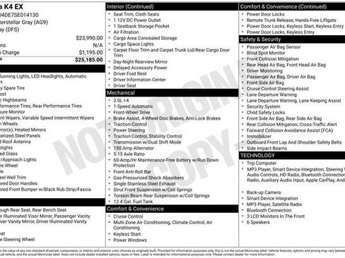 Used 2025 Kia K4 EX FWD image 24