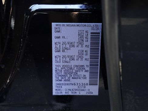 New 2026 Nissan Frontier SV image 24