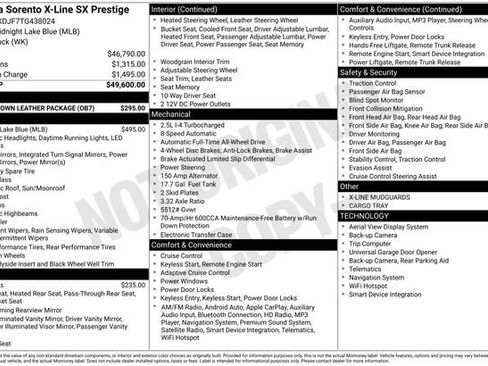 New 2026 Kia Sorento SX Prestige w/ Olive Brown Leather Package image 6