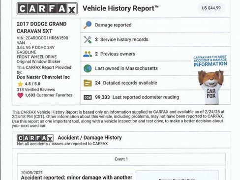 Used 2017 Dodge Grand Caravan SXT image 5