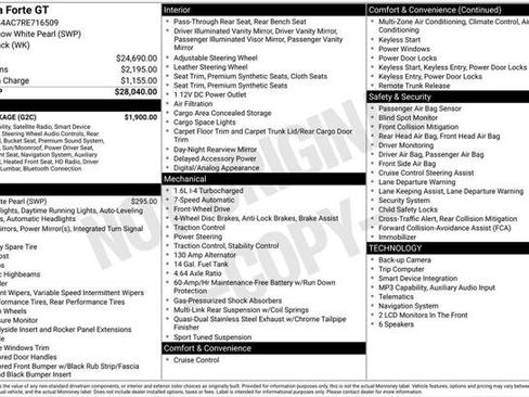 Used 2024 Kia Forte GT w/ GT2 Package FWD image 2