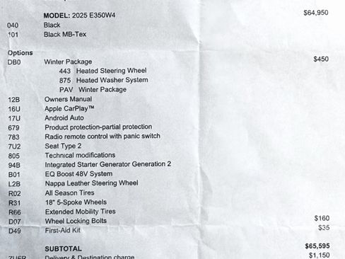 Used 2025 Mercedes-Benz E 350 4MATIC Sedan image 2