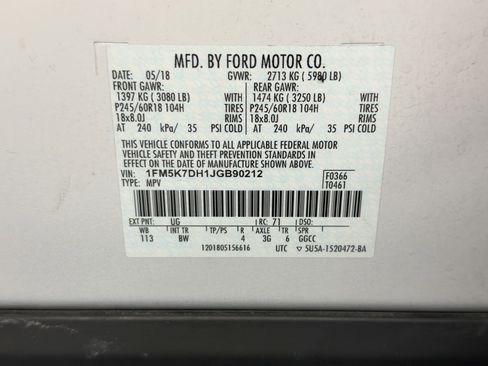Used 2018 Ford Explorer XLT w/ Equipment Group 202A image 20
