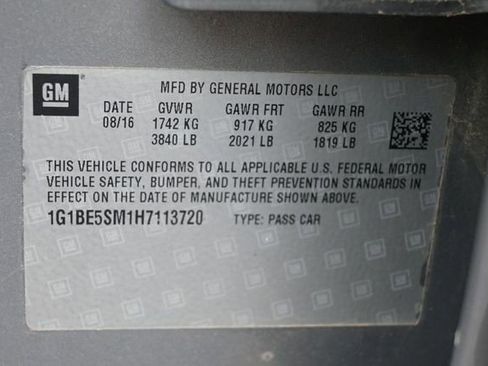 Used 2017 Chevrolet Cruze LT w/ Convenience Package FWD image 45