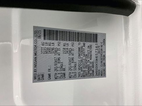 New 2025 Nissan Frontier SV image 37