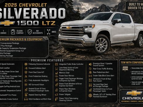 Used 2025 Chevrolet Silverado 1500 LTZ AWD/4WD image 8