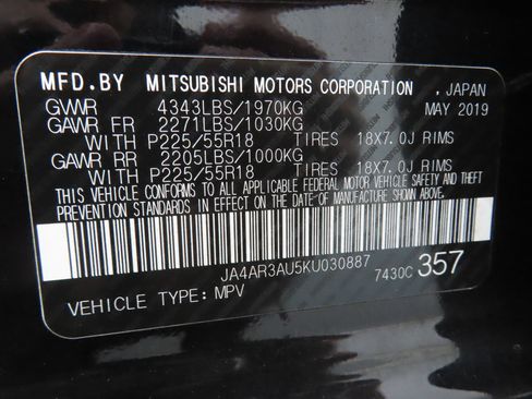 Used 2019 Mitsubishi Outlander Sport ES AWD/4WD image 27