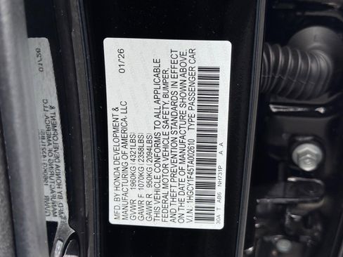 Certified 2026 Honda Accord SE image 27