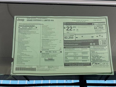 New 2026 Jeep Grand Cherokee L Limited AWD/4WD image 21