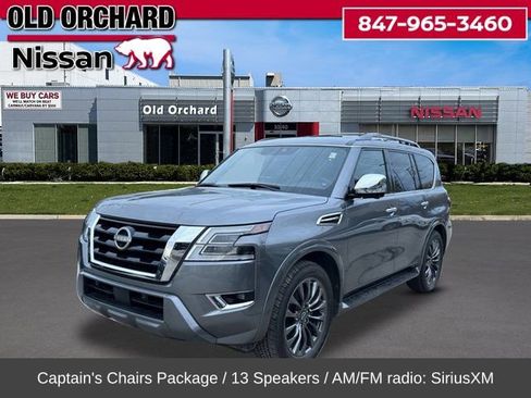 Used 2024 Nissan Armada Platinum w/ Captain's Chairs Package image 1