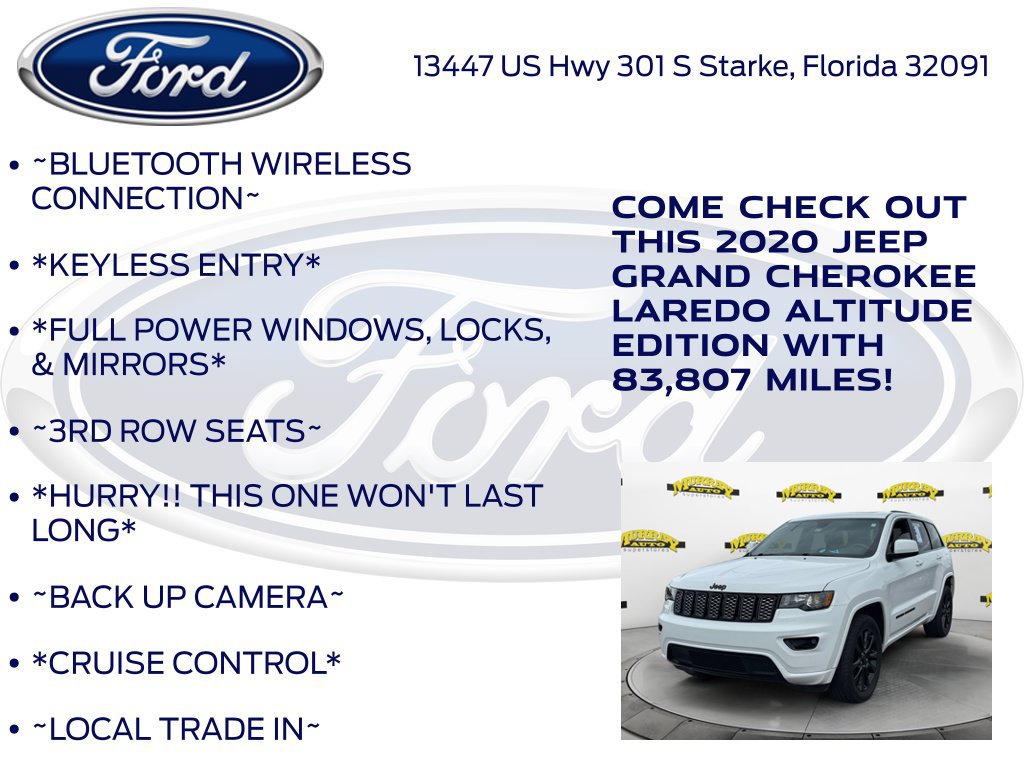Used 2020 Jeep Grand Cherokee Altitude AWD/4WD image 12