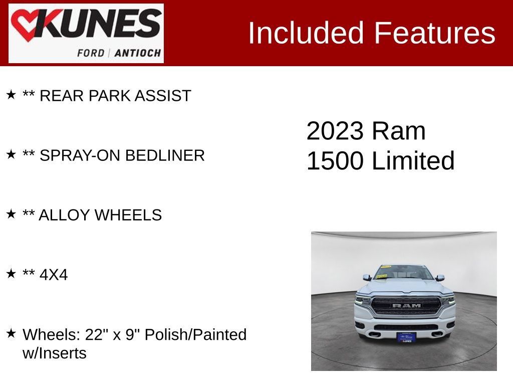 Used 2023 RAM 1500 Limited AWD/4WD image 4