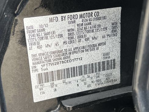 Used 2012 Ford F250 Lariat w/ Lariat Ultimate Pkg AWD/4WD image 40