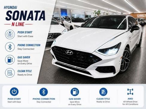 Used 2022 Hyundai Sonata N Line w/ Winter Weather Package FWD image 1