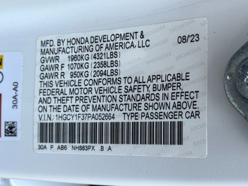 Used 2023 Honda Accord EX image 40