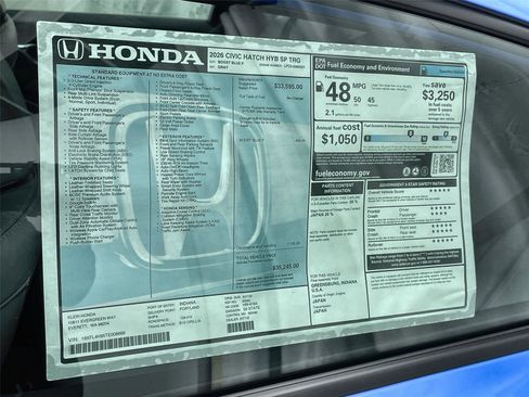 New 2026 Honda Civic Sport Touring image 35