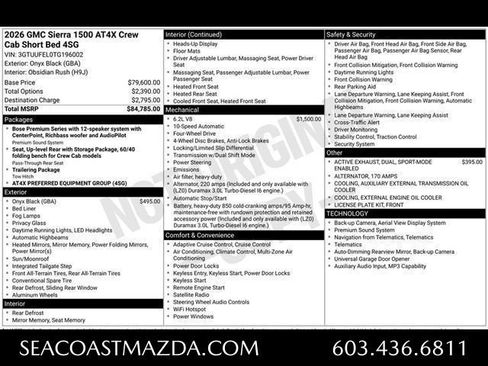 Used 2026 GMC Sierra 1500 AT4X AWD/4WD image 3