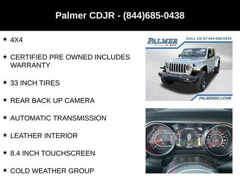 Used 2022 Jeep Gladiator Rubicon w/ Cold Weather Group image 6