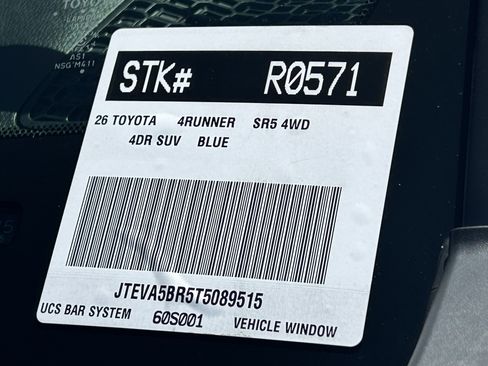 Certified 2026 Toyota 4Runner SR5 AWD/4WD image 31