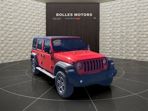 Certified 2021 Jeep Wrangler Unlimited Sport image 1