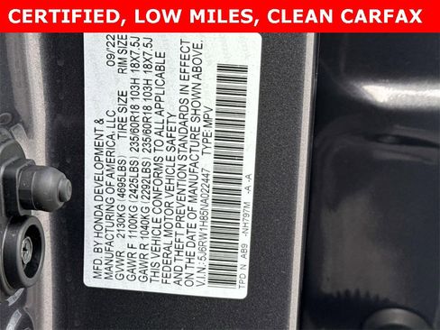 Certified 2022 Honda CR-V EX-L image 32