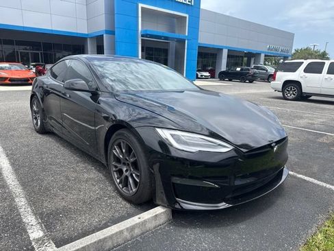 Used 2021 Tesla Model S Plaid AWD/4WD image 1