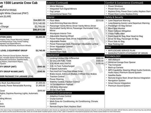 New 2026 RAM 1500 Laramie w/ Night Edition AWD/4WD image 37