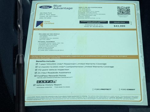 Certified 2025 Ford F150 STX w/ Equipment Group 200A image 14