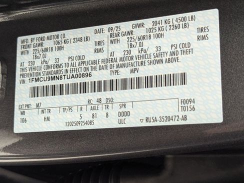 New 2026 Ford Escape ST-Line w/ Tech Pack #1 image 18