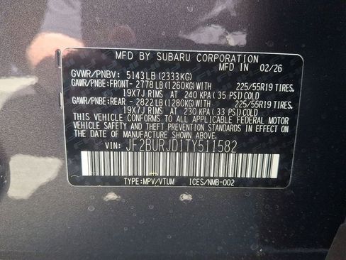 New 2026 Subaru Outback Touring XT AWD/4WD image 18