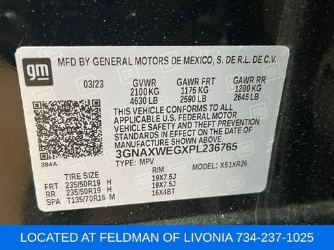 Certified 2023 Chevrolet Equinox RS image 10