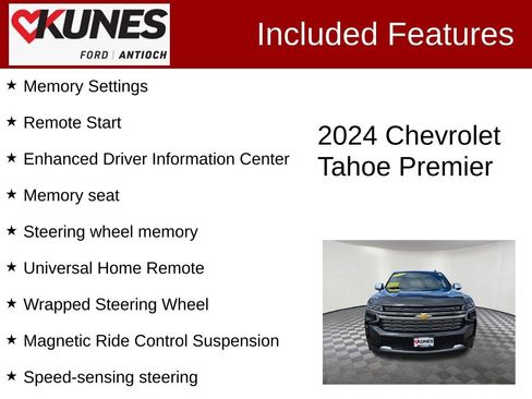 Used 2024 Chevrolet Tahoe Premier AWD/4WD image 4