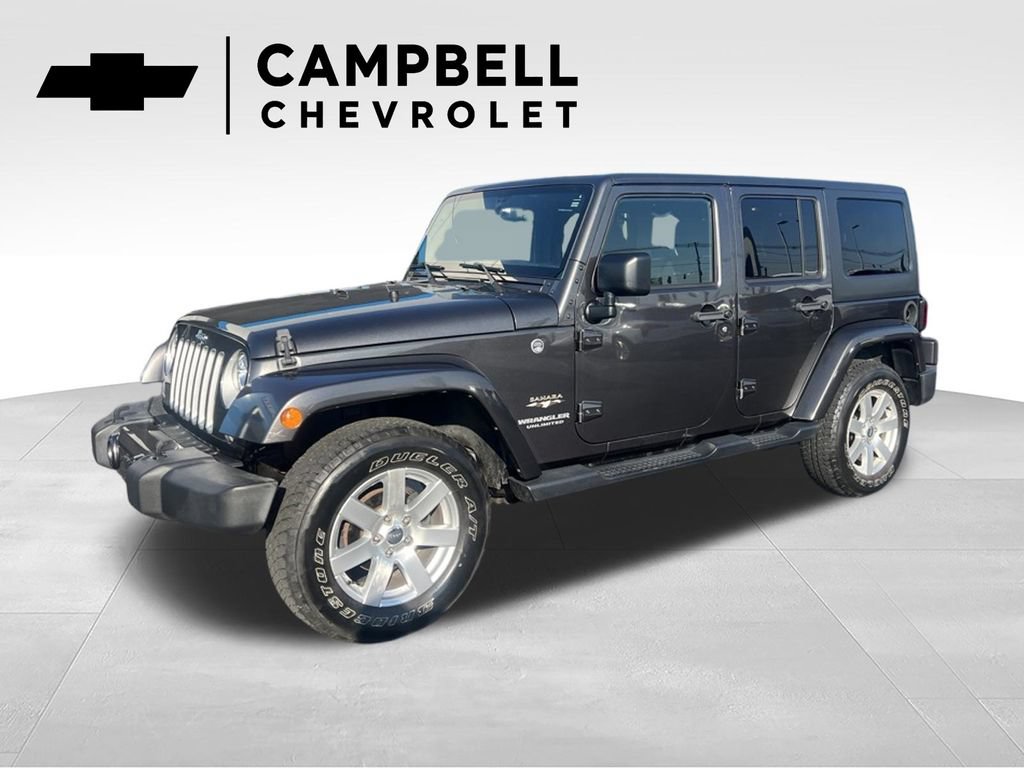 Used 2017 Jeep Wrangler Unlimited Sahara w/ Dual Top Group AWD/4WD 360° Tour