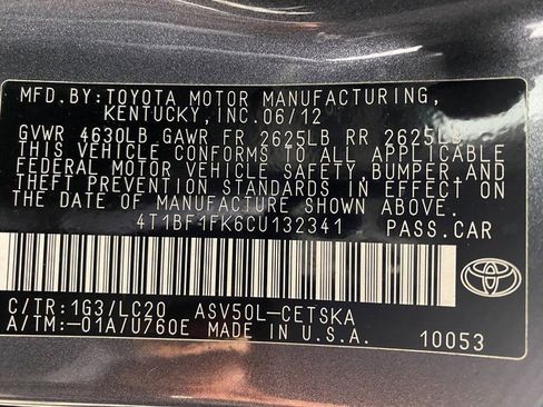 Used 2012 Toyota Camry SE image 24