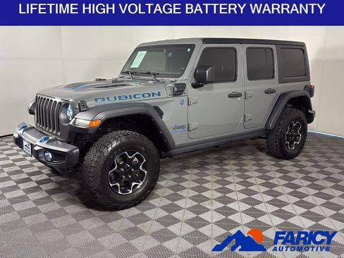 Used 2023 Jeep Wrangler Unlimited Rubicon 4xe w/ Cold Weather Group AWD/4WD image 1