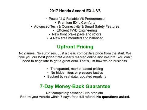 Used 2017 Honda Accord EX-L image 1